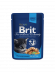 Влажный корм Brit Premium для котят (пауч) Курица 100гр