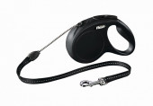 Поводок-рулетка Flexi Classic M (до 20кг) 8м трос черная