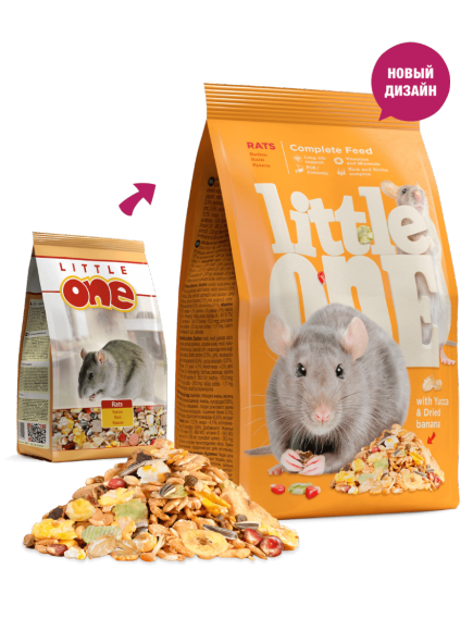 Little One корм для крыс 900 г