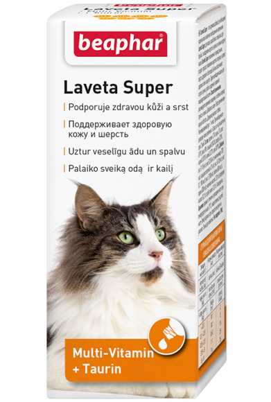 Кормовая добавка Beaphar Laveta Super для кошек для шерсти