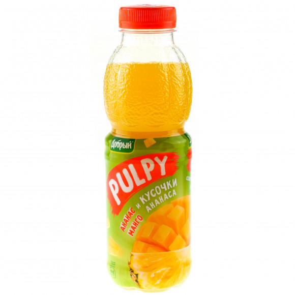 Сок Добрый Pulpy ананас/манго 0,450л