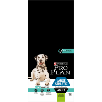 Корм Purina Pro Plan для взрослых собак крупных пород с атлетическим телосложением с чувствительным пищеварением с комплексом OPTIDIGEST® с ягненком и рисом, 14 кг