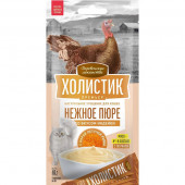 Деревенские лакомства Холистик Премьер Нежное пюре Индейка с икрой летучей рыбы для кошек, 4х10г Деревенские лакомства Холистик Премьер Нежное пюре Индейка с икрой летучей рыбы для кошек, 4х10г