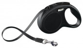 Поводок-рулетка Flexi Classic M (до 25кг) 5м лента черная Поводок-рулетка Flexi Classic M (до 25кг) 5м лента черная