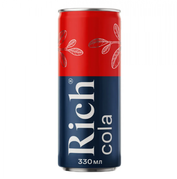 Газированный напиток Rich Кола 0,33