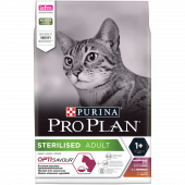 Корм Purina Pro Plan для стерилизованных кошек, утка/печень, 3кг.