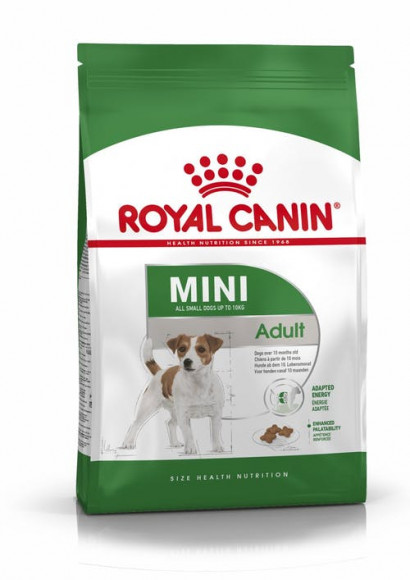 Корм Royal Canin для взрослых собак малых пород (до 10 кг) с 10 мес. до 8 лет Mini Adult 8кг