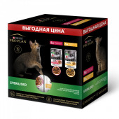 АКЦИЯ!!! Влажный корм Purina Pro Plan Nutri Savour для взрослых стерилизованных кошек и кастрированных котов, набор с уткой и с курицей 10шт*85гр АКЦИЯ!!! Влажный корм Purina Pro Plan Nutri Savour для взрослых стерилизованных кошек и кастрированных котов, набор с уткой и с курицей 10шт*85гр