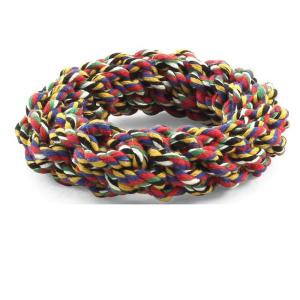 Игрушка "Веревка-плетёное кольцо" для собак 115мм