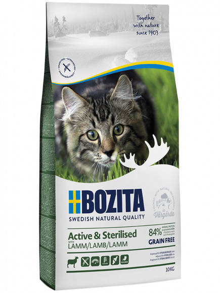 Корм Bozita  Sterilized GF Lamb беззерновой с ягненком для стерилизованных кошек 2кг