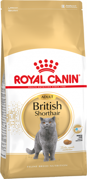 СКИДКА!!! Корм Royal Canin для британских короткошерстных кошек (1-10 лет) British Shorthair 34 4кг (СРОК 19.07.2024)