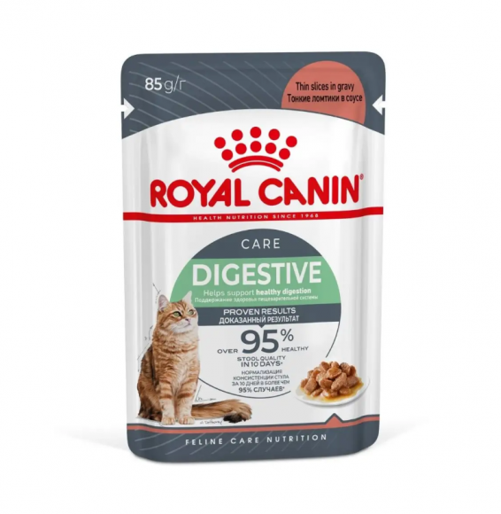 Влажный корм Royal Canin Digestive Care для кошек c чувствительным пищеварением (соус) 85г
