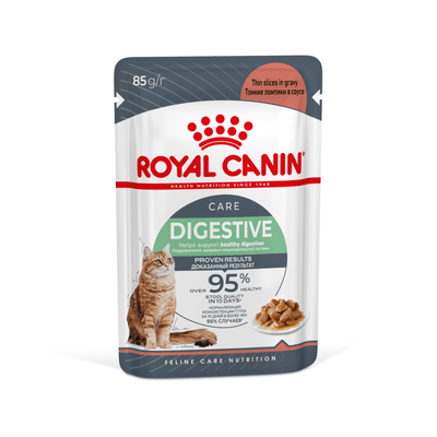 Влажный корм Royal Canin для кошек c чувствительным пищеварением (соус) Digestive Care 85 г Влажный корм Royal Canin для кошек c чувствительным пищеварением (соус) Digestive Care 85 г