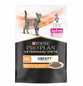 Ветеринарный влажный корм Purina Pro Plan Veterinary Diets OM для кошек при ожирении, курица 85 г Ветеринарный влажный корм Purina Pro Plan Veterinary Diets OM для кошек при ожирении, курица 85 г