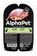 Влажный корм AlphaPet Superpremium паштет для стерилизованных кошек с кроликом 80 г