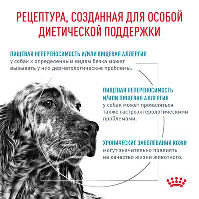 Ветеринарный корм Royal Canin для собак с пищевой аллергией Hypoallergenic DR21 7 кг Ветеринарный корм Royal Canin для собак с пищевой аллергией Hypoallergenic DR21 7 кг
