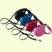 Поводок-рулетка Flexi Classic XS (до 12кг) 3м лента черная