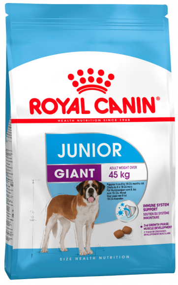 Корм Royal Canin для щенков очень крупных пород с 8 до 18/24мес. Giant Junior 3,5 кг