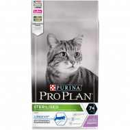 Корм Purina Pro Plan Sterilised LONGEVIS для стерилизованных кошек старше 7 лет с индейкой, 1.5 кг Корм Purina Pro Plan Sterilised LONGEVIS для стерилизованных кошек старше 7 лет с индейкой, 1.5 кг