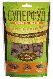 Деревенские лакомства СуперФуд индейка/семена льна 90г Деревенские лакомства СуперФуд индейка/семена льна 90г