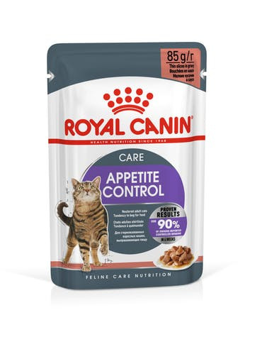 Влажный корм Royal Canin для кошек в соусе для контроля выпрашивания корма Appetite Control care 85гр