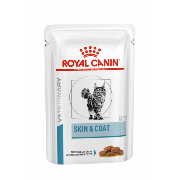 Влажный корм Royal Canin для кошек с чувствительной кожей Skin&Coat 85гр
