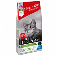 АКЦИЯ!!! Корм Purina Pro Plan для стерилизованных кошек и кастрированных котов, с кроликом, 1.5кг + 400гр