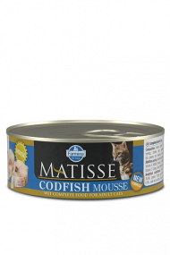 Влажный корм Farmina Matisse Cat Mousse Codfish мусс для кошек с треской 85 г