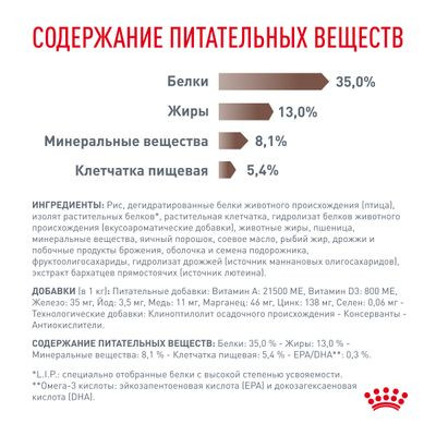 Ветеринарный корм Royal Canin для кошек Gastro Intestinal Moderate Calorie GIM-35 Диета при нарушении пищеварения с умеренным содержанием энергии 350 г Ветеринарный корм Royal Canin для кошек Gastro Intestinal Moderate Calorie GIM-35 Диета при нарушении пищеварения с умеренным содержанием энергии 350 г