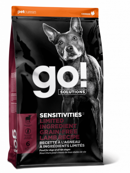 Корм GO! NATURAL Holistic Sensitivities  Limited Ingredient Grain Free Lamb Recipe беззерновой для щенков и собак с ягненком для чувствительного пищеварения 10кг
