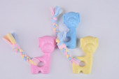 Игрушка-пищалка NUNBELL для собак Собачка 9.5х5см микс