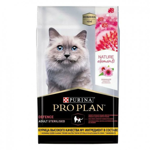 Корм Purina Pro Plan Nature Elements для стерилизованных кошек с курицей 200 г Корм Purina Pro Plan Nature Elements для стерилизованных кошек с курицей 200 г