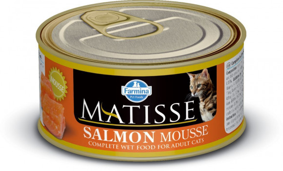 Влажный корм Farmina Matisse Cat Mousse Salmon мусс для кошек с лососем 85гр