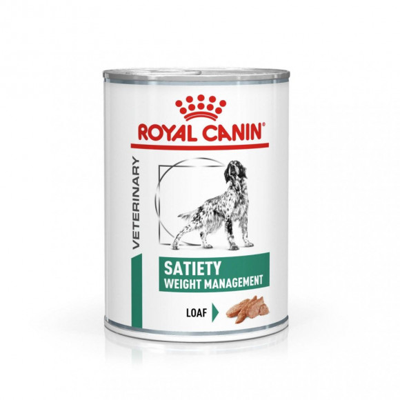 Ветеринарный влажный корм Royal Canin для собак контроль избыточного веса Satiety Weight Management 410гр