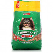 УЦЕНКА!!! Наполнитель Сибирская Кошка Лесной 5л (БРАК УПАКОВКИ)