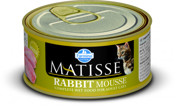 Влажный корм Farmina Matisse Cat Mousse Rabbit мусс для кошек с кроликом 85гр