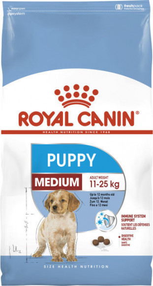 Корм Royal Canin для щенков средних пород Medium Puppy 3кг