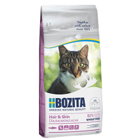 Корм Bozita Hair&Skin WF Salmon Корм для взрослых и растущих кошек, для здоровой кожи и блестящей шерсти с лососем 400гр
