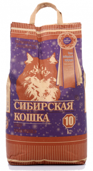 Наполнитель Сибирская Кошка Супер комкующийся 10 л