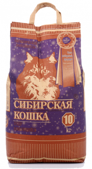 Наполнитель Сибирская Кошка Супер комкующийся 10кг