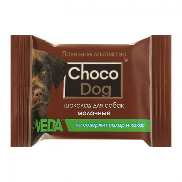 Шоколад для собак (молочный) 15г Веда