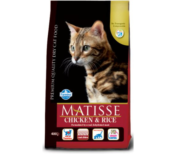 Корм Farmina Matisse Chicken & Rice для кошек с курицей и рисом 400гр