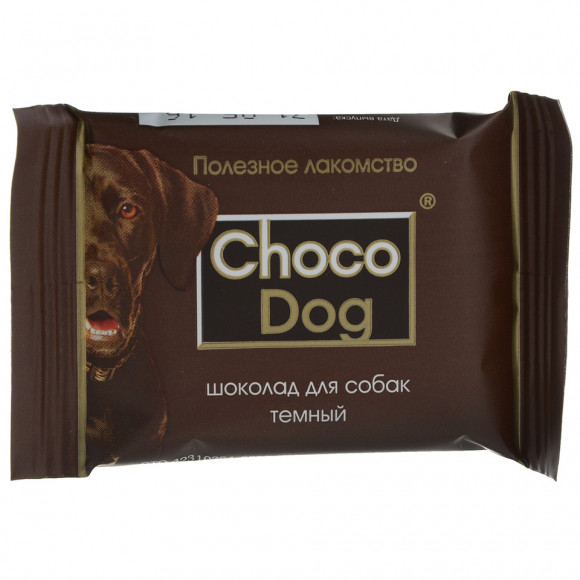 Шоколад для собак (темный) 15г Веда