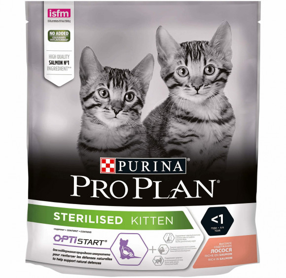 СКИДКА!!! Корм Purina Pro Plan для стерилизованных котят, Лосось 400гр (СРОК 31.07.2024) СКИДКА!!! Корм Purina Pro Plan для стерилизованных котят, Лосось 400гр (СРОК 31.07.2024)
