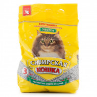 Наполнитель Сибирская Кошка Ультра комкующийся 3л Наполнитель Сибирская Кошка Ультра комкующийся 3л