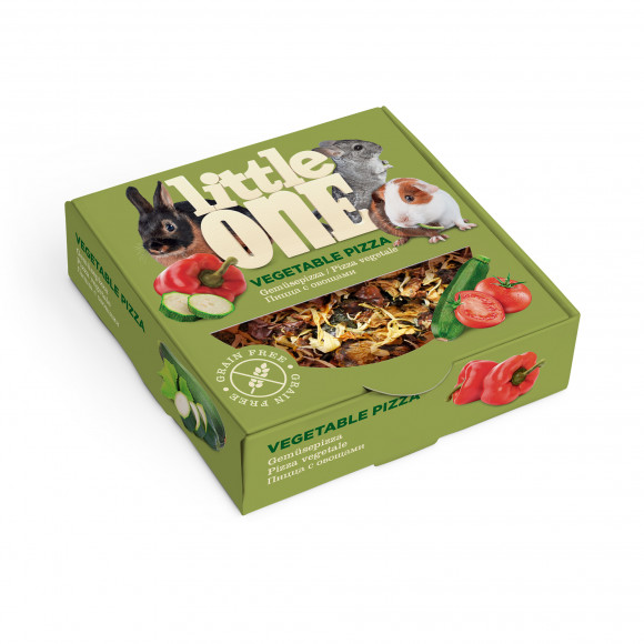 Корм Little One Лакомство для грызунов "Пицца с овощами" 55 г
