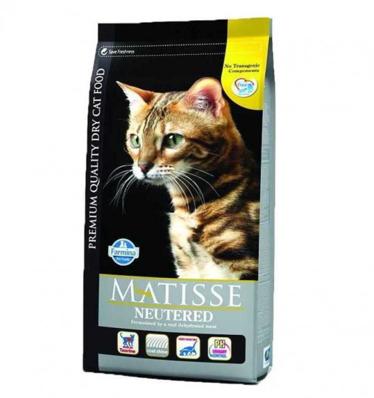 Корм Farmina Matisse Neutered для стерилизованных кошек и кастрированных котов 400гр