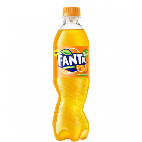 Газированный напиток "Fanta" апельсин 0,5л