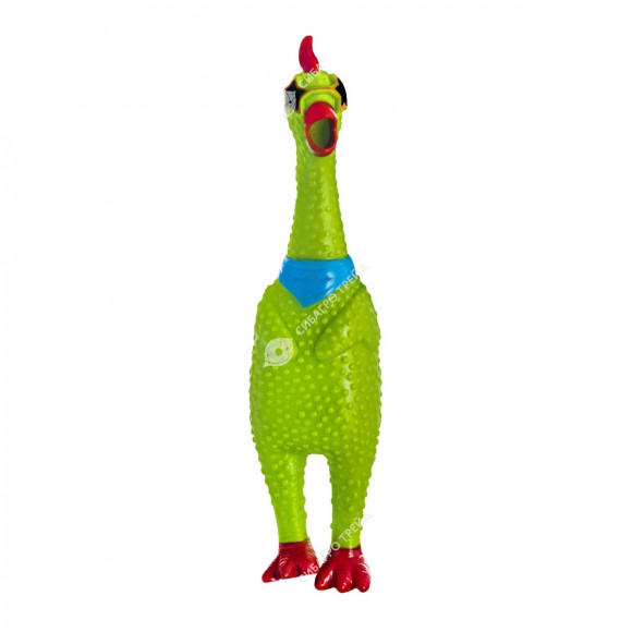 Игрушка-пищалка WOGY Петух-Диско (23 * 5,5 * 5 см) для собак, микс