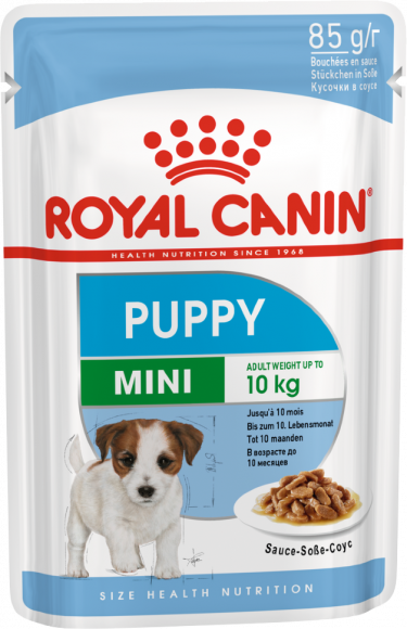 Влажный корм Royal Canin для щенков малых пород в соусе Mini PUppy 85гр